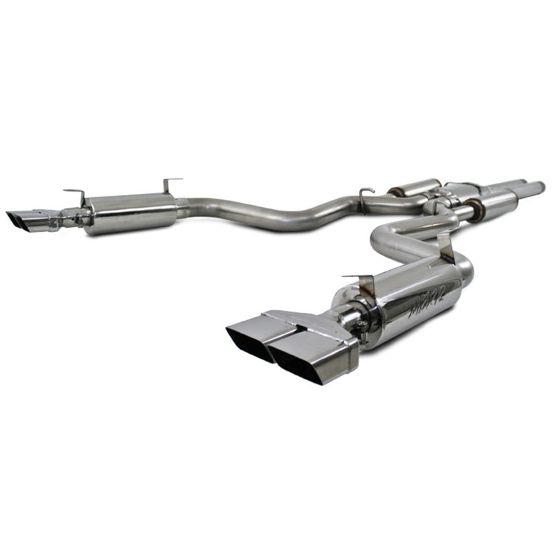 MBRP 08-11 Dodge Challenger SRT8 6.1L Hemi T304 Cat Back Dual Split Rear S7110304 S7110304 Photo - Primary
