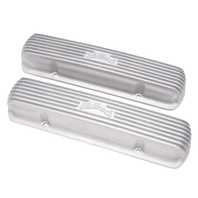Edelbrock Valve Cover, Classic Series, Pontiac, 1962-1979 301-455 CID V8, Satin 41309 Photo - out of package