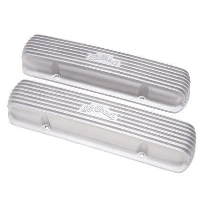 Edelbrock Valve Cover, Classic Series, Pontiac, 1962-1979 301-455 CID V8, Satin 41309 Photo - out of package