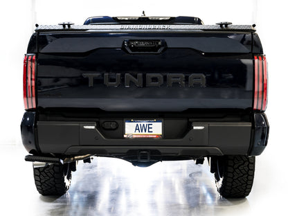 AWE Tuning AWE 0FG Exhaust for 3rd Gen Toyota Tundra - Dual Chrome Silver Tips 3015-32063 3015-32063 Photo - Mounted