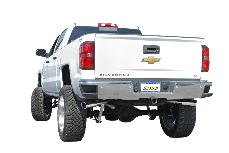 Gibson 14-18 GMC Sierra 1500 Denali 6.2L 3.5in/2.25in Cat-Back Dual Extreme Exhaust - Stainless 65671 65671 Illustration Guide