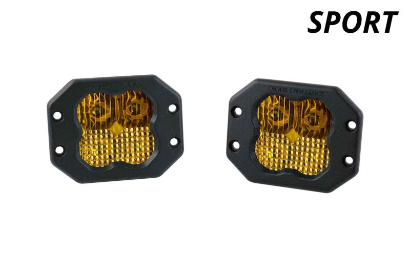 Diode Dynamics SS3 Sport ABL - Yellow Flood Flush (Pair) DD6925P DD6925P User 1