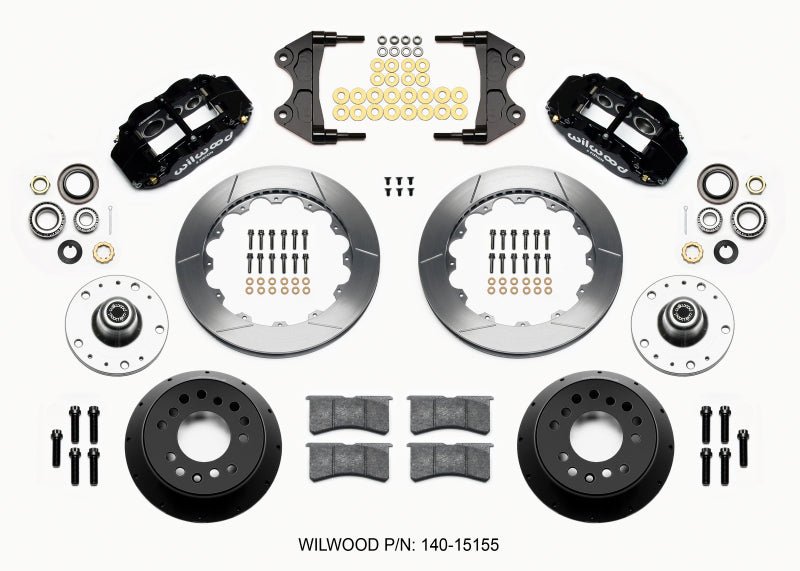 Wilwood Narrow Superlite 6R Front Hub Kit 12.88in WWE ProSpindle (5x4.75in 5x5.00in Hub) 140-15155 140-15155 Photo - Primary
