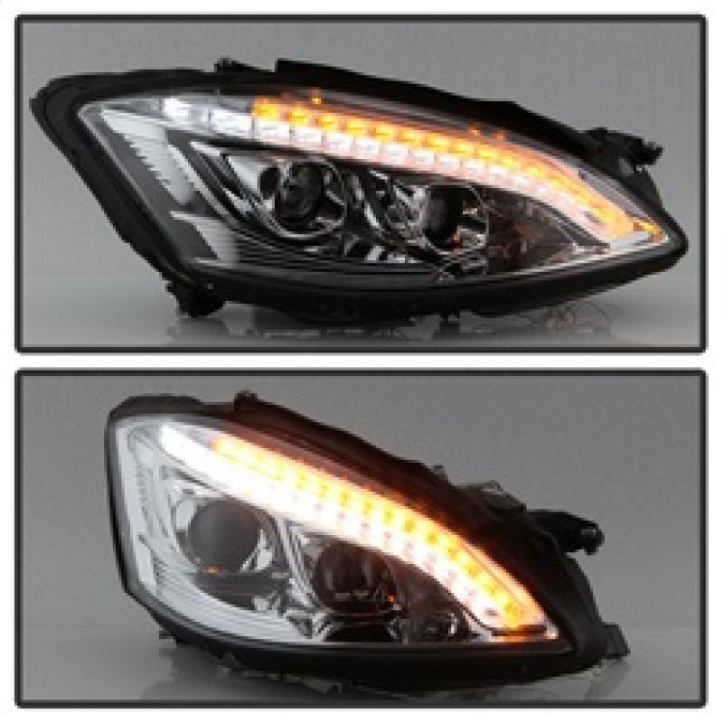 Spyder Mercedes W221 S Class 07-09 Headlights - HID Model Only - Chrome PRO-YD-MBW22107-HID-DRL-C 5083906 5083906 Photo - Unmounted