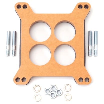 Edelbrock 1/2" 4-Hole Spacer, Wood Fiber Laminate 8723 Photo - Primary