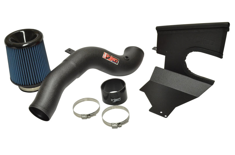 Injen Wrinkle Black Cold Air Intake 16-17 Ford Focus RS 2.3L Turbo 4 Cyl SP9003WB Photo - out of package