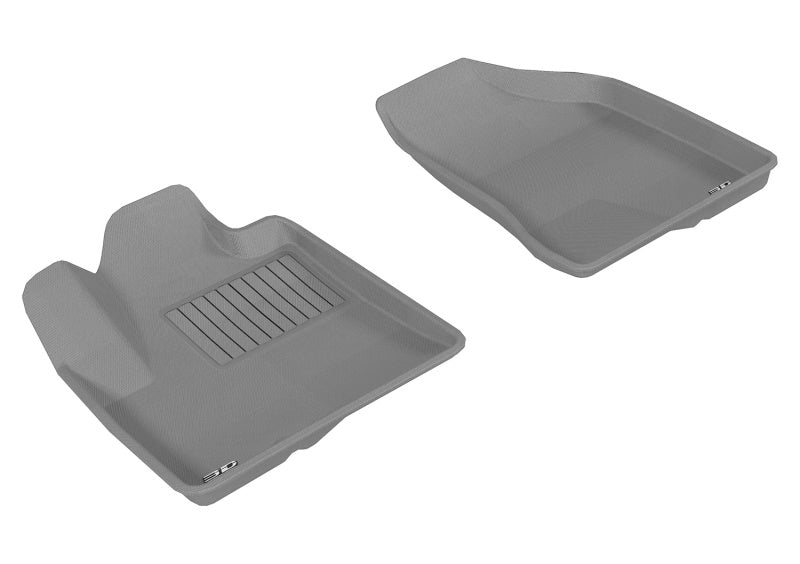 3D MAXpider 2007-2009 Hyundai Santa Fe Kagu 1st Row Floormat - Gray L1HY00511501 L1HY00511501 Photo - Primary