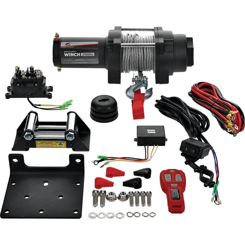 All Balls Racing 3500lb Winch - Cable 431-01023 431-01023 Photo - Primary