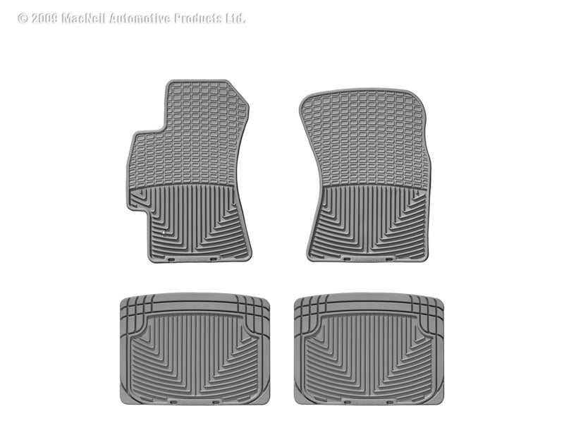 WeatherTech WT Rubber Mats - Rear - Grey Floor Mats Floor Mats - Rubber main image