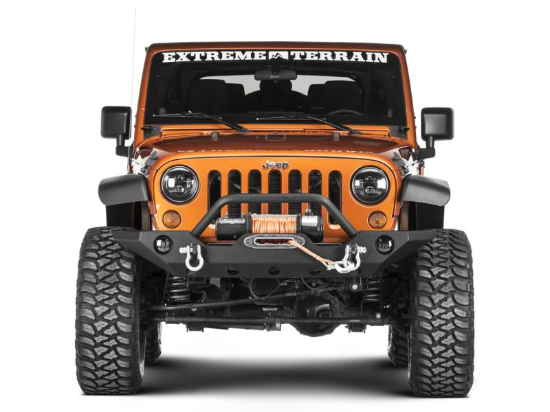 Raxiom 07-18 Jeep Wrangler JK Windshield Mounted Light Brackets J106736 J106736 Photo - Close Up
