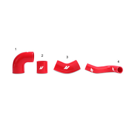 Mishimoto Upper Intercooler Pipe Kit - Red 01-07 Mitsubishi Lancer Evo. 7/8/9 MMICP-EVO-01URD User 4