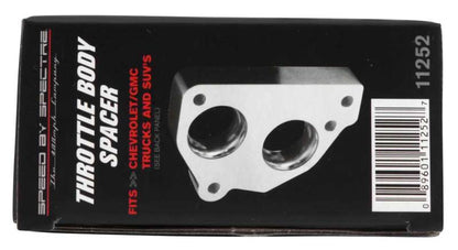 Spectre 86-95 GM 4.3L/5.0L/5.7L Throttle Body Injection Spacer 11252 11252 Photo - in package