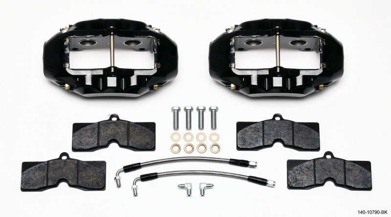 Wilwood D8-4 Rear Caliper Kit, Black, Corvette C2 / C3 65-82 140-10790-BK Photo - Primary