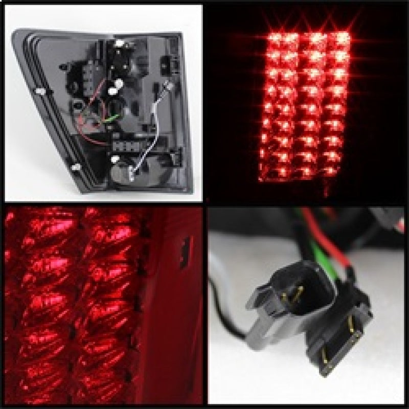 Spyder Jeep Grand Cherokee 07-10 LED Tail Lights Red Clear ALT-YD-JGC07-LED-RC 5070203 5070203 Photo - Unmounted