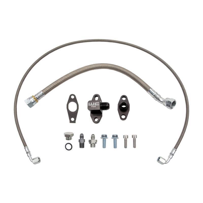 Wehrli Chevrolet 6.6L Duramax L5P S400 Single Turbo Oil Line Kit WCF100372 WCF100372 Photo - Primary
