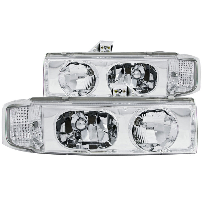 Anzo Chrome Crystal Headlights 1995-2005 Chevrolet Astro 111001 Photo - Primary