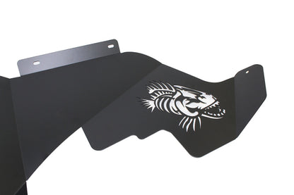 Fishbone Offroad 07-18 Jeep Wrangler JK Logo Aluminum Inner Fenders - Black Powdercoat FB33073 FB33073 Photo - out of package