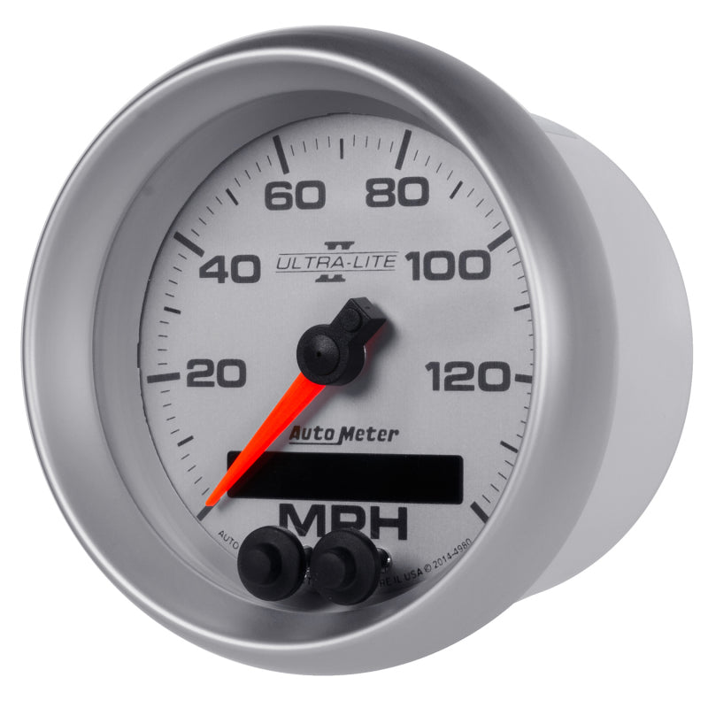 Autometer Ultra-Lite II 3-3/8in 0-140MPH In-Dash Electronic GPS Programmable Speedometer 4980 4980 User 2