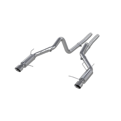 MBRP 11-12 Ford Shelby GT 500 T304 3in Cat Back Dual Split Rear Race Version 4.5in Tips S7260304 S7260304 Photo - Primary