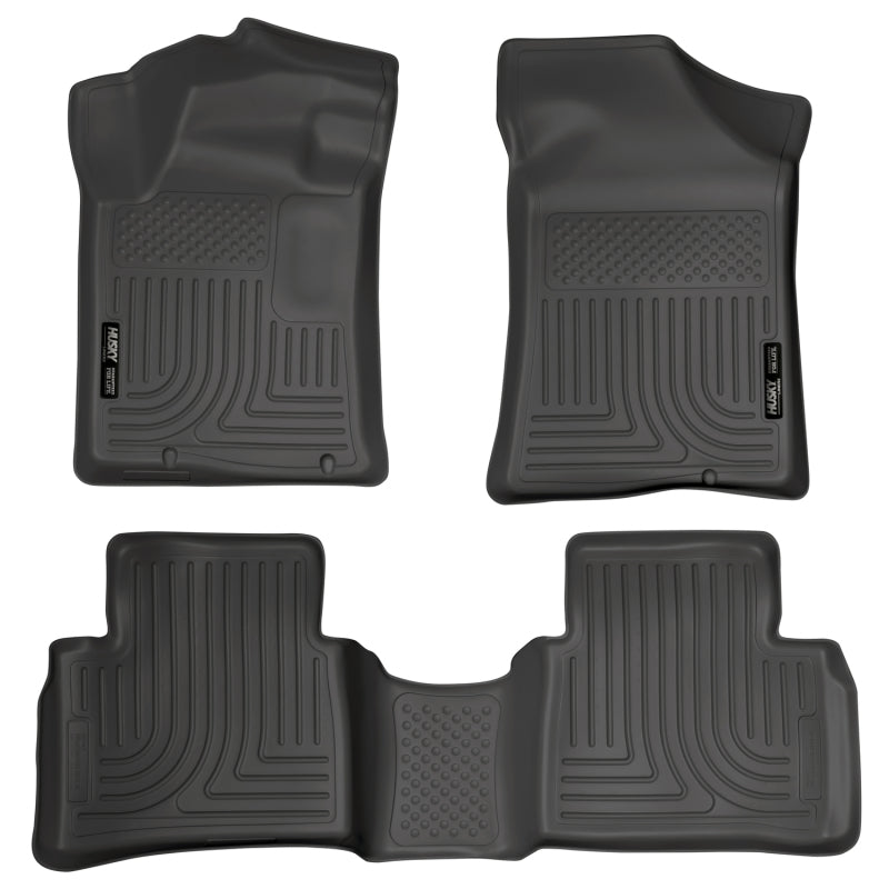 Husky Liners 13 Nissan Altima Weatherbeater Black Front & 2nd Seat Floor Liners 99641 Photo - Primary