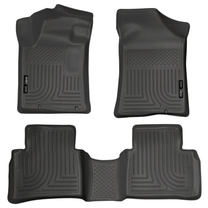 Husky Liners 13 Nissan Altima Weatherbeater Black Front & 2nd Seat Floor Liners 99641 Photo - Primary