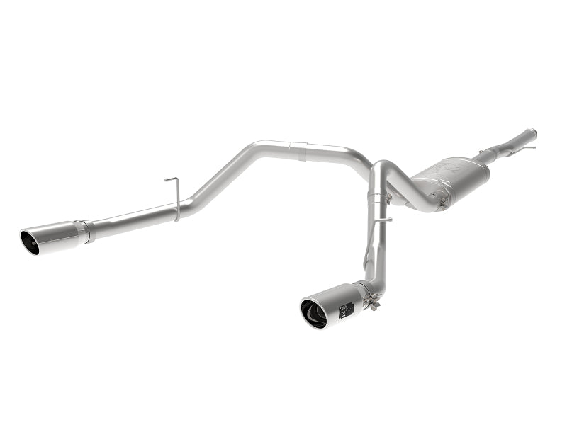 aFe Apollo GT Series 3 IN 409 SS Cat-Back Exhaust System w/ Polish Tip GM Sierra 1500 09-18 49-44111-P 49-44111-P Photo - Primary