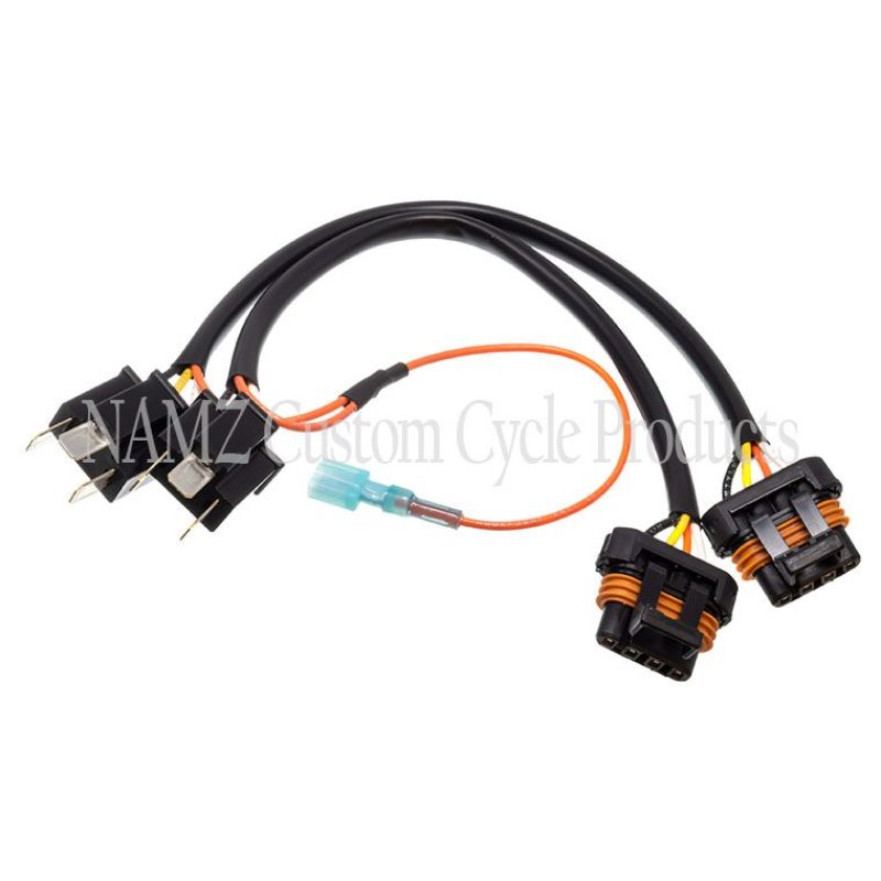 NAMZ 04-23 V-Twin FLTR OEM LED Headlamp Adaptor Daymaker Harness (HD 69200533) NHD-69200533 NHD-69200533 Photo - Primary
