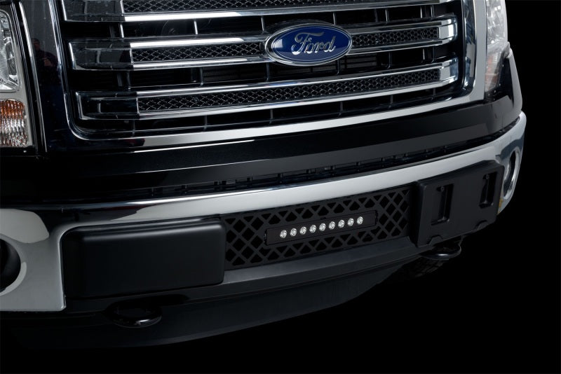 Putco 2011-2014, Ford F150 - EcoBoost Grille - Black Stainless Steel Diamond 85182L Photo - Mounted