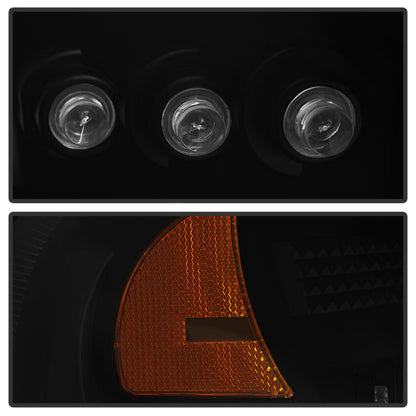 Spyder GMC Sierra 1500/2500 99-06 Projector Headlights LED Halo LED Blk Smke PRO-YD-CDE00-HL-BSM 5078292 5078292 User 1