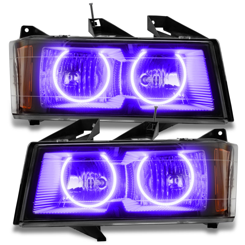ORACLE Lighting 04-12 Chevrolet Colorado Pre-Assembled LED Halo Headlights -UV/Purple 8902-007