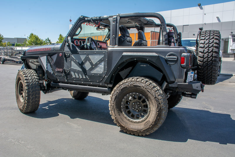 DV8 Offroad 2018+ Jeep JL 2 Door Rock Skins SRJL-25 SRJL-25 Photo - Mounted