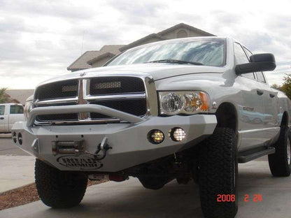 Road Armor 03-05 Dodge 2500 Stealth Front Winch Bumper w/Pre-Runner Guard - Tex Blk 44044B 44044B Photo - Primary
