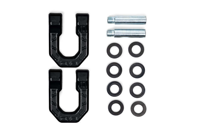 DV8 Offroad Elite Series D-Ring Shackles - Pair (Black) UNSK-01BL UNSK-01BL Photo - Unmounted