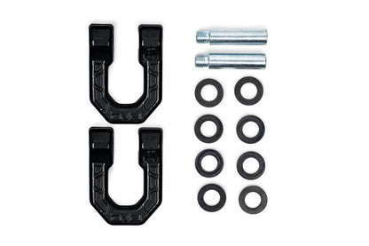 DV8 Offroad Elite Series D-Ring Shackles - Pair (Black) UNSK-01BL UNSK-01BL Photo - Unmounted