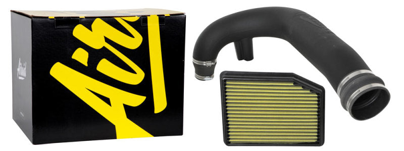 Airaid 19-20 Chevrolet Silverado 1500 L4-2.7L Jr Intake Kit - Oiled / Yellow Media 205-794 205-794 Photo - out of package
