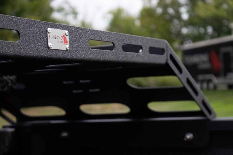 Fishbone Offroad 2020+ Jeep Gladiator Bed Storage Rack Steel Powdercoat FB21233 FB21233 Photo - lifestyle view
