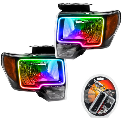 ORACLE Lighting Oracle 09-14 Ford F-150 LED HL - Black - ColorSHIFT 7188-330 7188-330 Photo - Primary