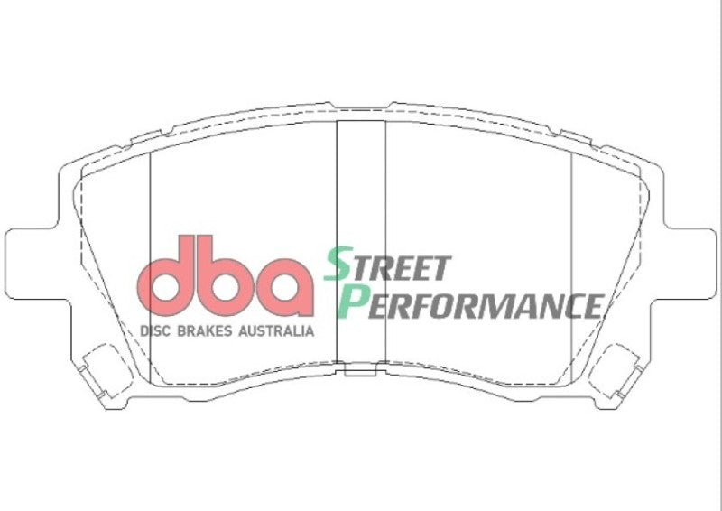 DBA 02-03 Subaru WRX / 98-01 Subaru Impreza SP500 Front Brake Pads DB1342SP DB1342SP Photo - out of package