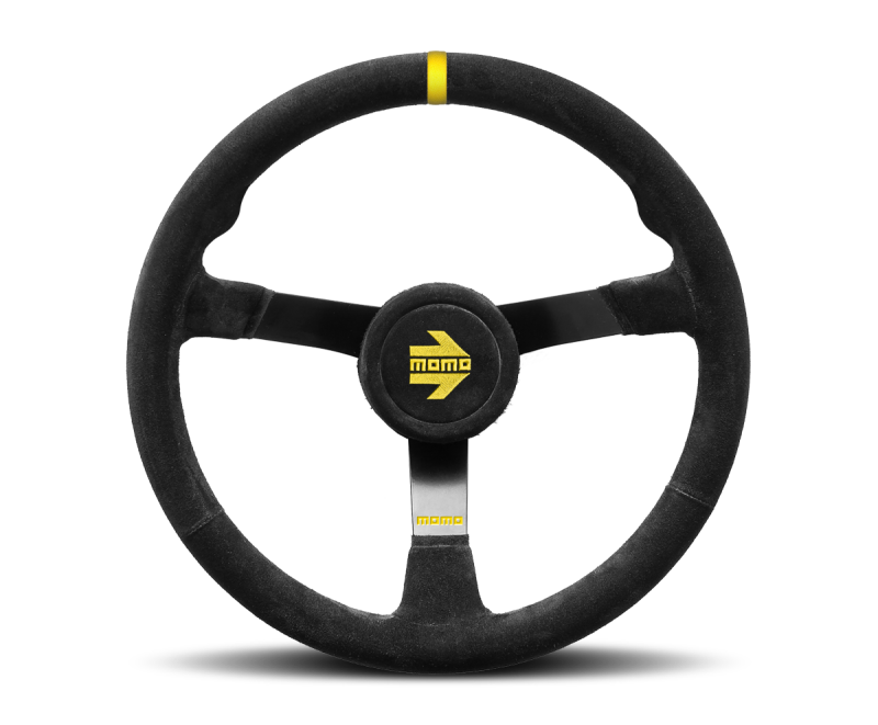 MOMO MODN38 Steering Wheel 380 mm -  Black Suede/Black Spokes R1971/38NS