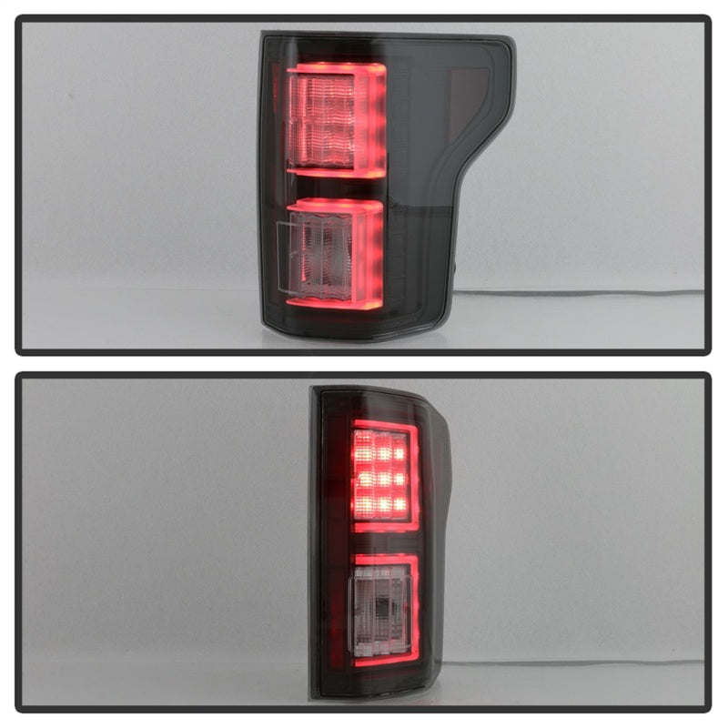 Spyder 18-19 Ford F-150 (w/o Blind Spot Sensor) LED Tail Lights - Blk Smk (ALT-YD-FF15018-LED-BSM) 5085672 5085672 Photo - Unmounted