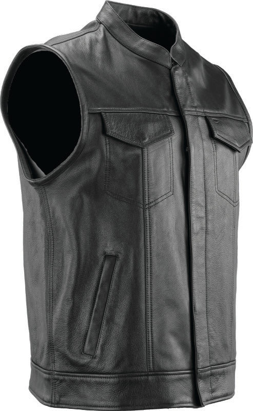 Kuryakyn Leather By River Road Vandal Club Vest Black - Small 094398 094398 User 1