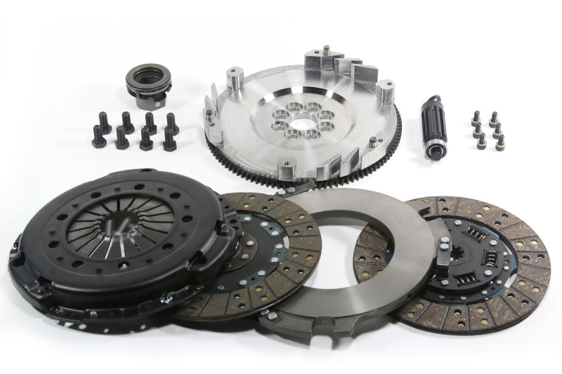 DKM Clutch BMW E34/E36/E39/E46/Z3/Z4 Up to 03 (6 Cyl) 5-Spd MS Twin Disc Clutch Kit w/Steel Flywheel MS-006-005 MS-006-005 Photo - Primary