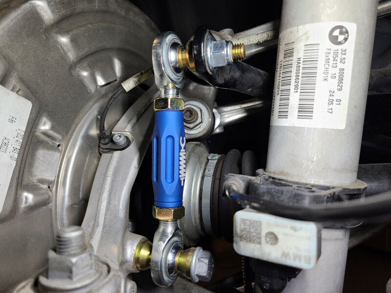 aFe Control 15-21 BMW M2 Adjustable Rear End Links 442-502001RL 442-502001RL Photo - Mounted