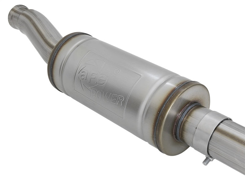 aFe Cat-Back Exhaust System, ROCK BASHER 3in (Before Axle Turn-Down) 49-48068 Photo - Unmounted