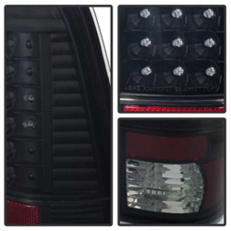 SPYDER Xtune Ford F250/350/450/550 Super Duty 99-07 LED Tail Lights Black Smoke ALT-JH-FF15097-LED-BKSM 9027642 9027642 Photo - Unmounted