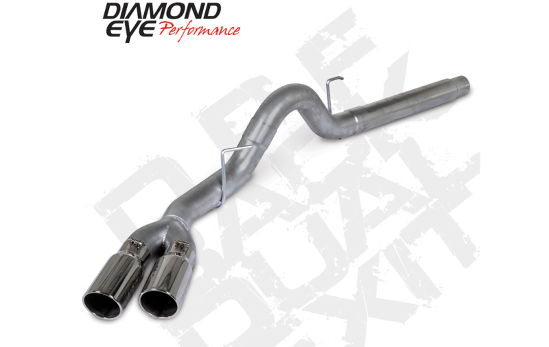 Diamond Eye Performance Diamond Eye 18-19 Ford 3.0L Powrstrke F150 - 4in 409SS DPF Back Kit Sprt Dual w/Tips 4512BRA-DE K4384S-SS K4384S-SS User 1