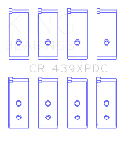 King Engine Bearings King Honda 4 B18A1/B18B1 (Size Standard) Connecting Rod Bearing Set CR439XPDCSTDX CR439XPDCSTDX Photo - Primary
