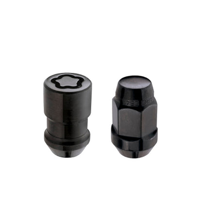 McGard Jeep Wrangler Install Kit (Cone Seat Bulge) 1/2-20 / 3/4 Hex / (18 Lug Nuts / 5 Locks) - Blk 84563BK 84563BK Photo - Primary