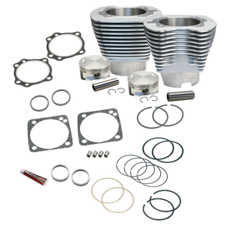 S&S Cycle 84-99 BT 84-99 BT 4 1/8in Bore Cylinder Kit For S&S V111 Engine - Natural 910-0219