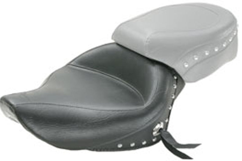 Mustang Motorcycle Mustang 04-21 Harley Sportster 4.5 Gallon Wide Touring Solo Seat w/Studs - Black 76153 76153 Photo - Primary